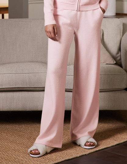 Cashmere Knit Lounge Joggers-Milkshake-4
