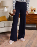 Cashmere Knit Lounge Joggers-Navy