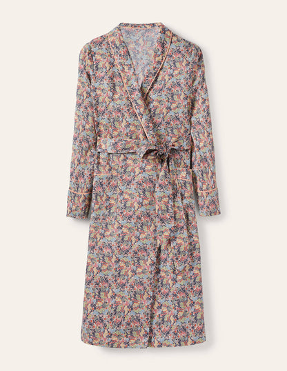 Cotton Dressing Gown-Milkshake, Enchanting Forest-5