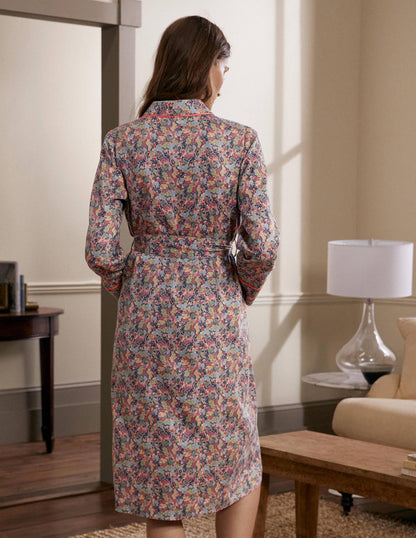 Cotton Dressing Gown-Milkshake, Enchanting Forest-2