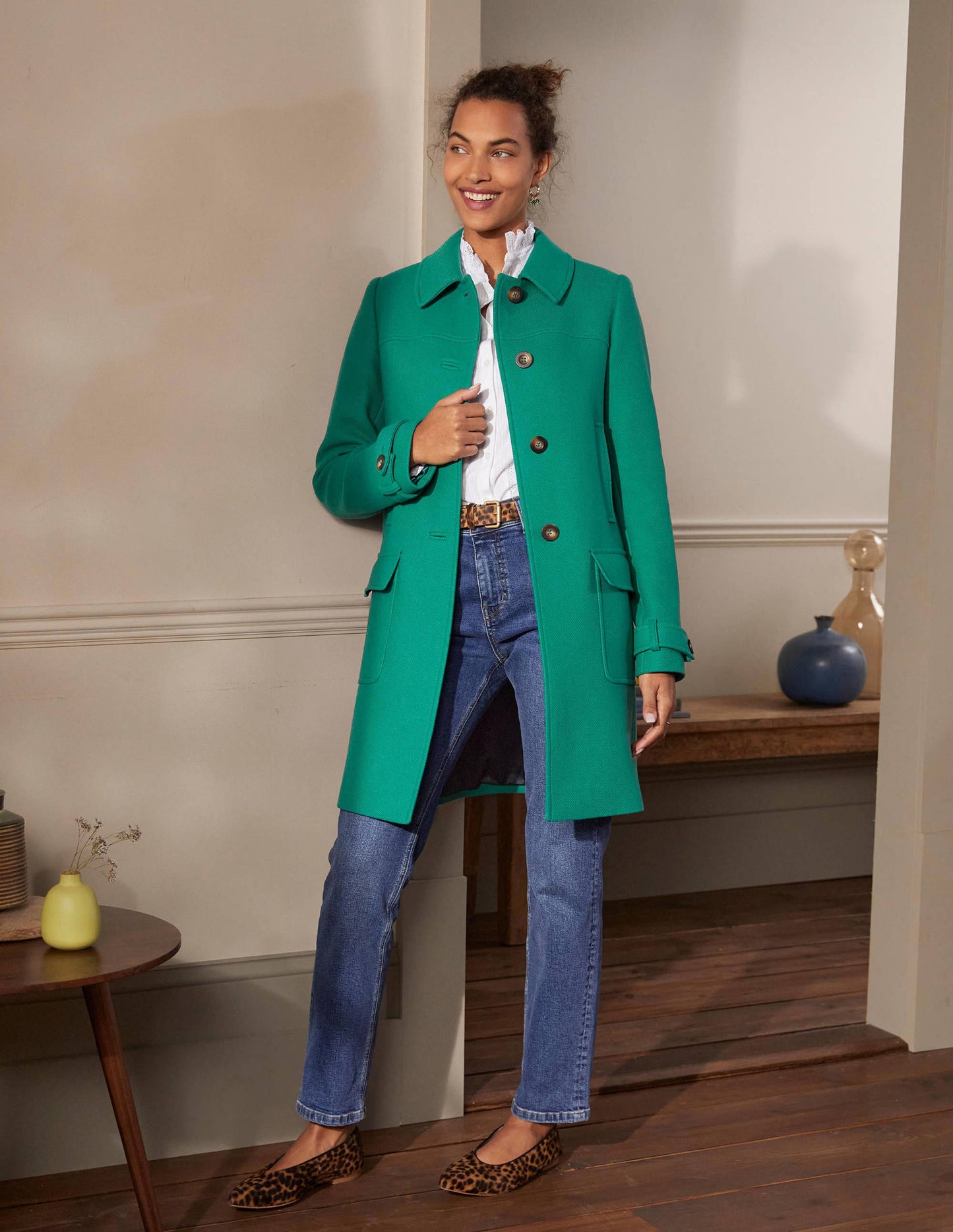 Durham Wool Blend Coat-Wild Meadow