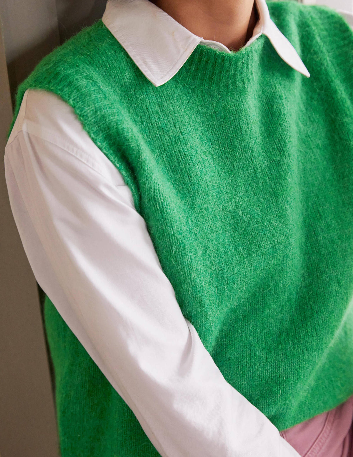 Fluffy Tank Top-Irish Green - Image 2