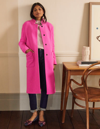 Chiltern Wool Blend Coat-Pop Pansy-4