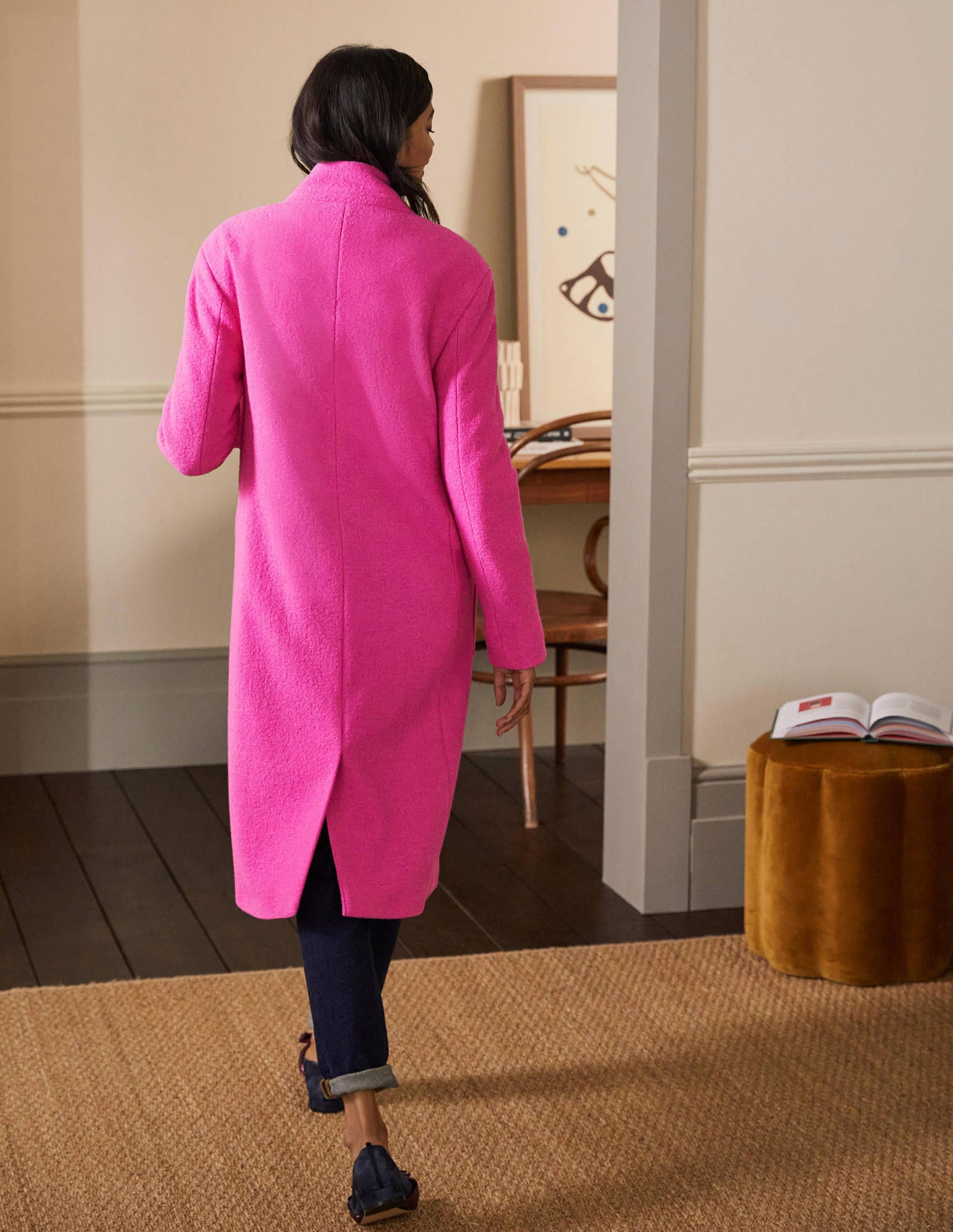 Chiltern Wool Blend Coat-Pop Pansy-2