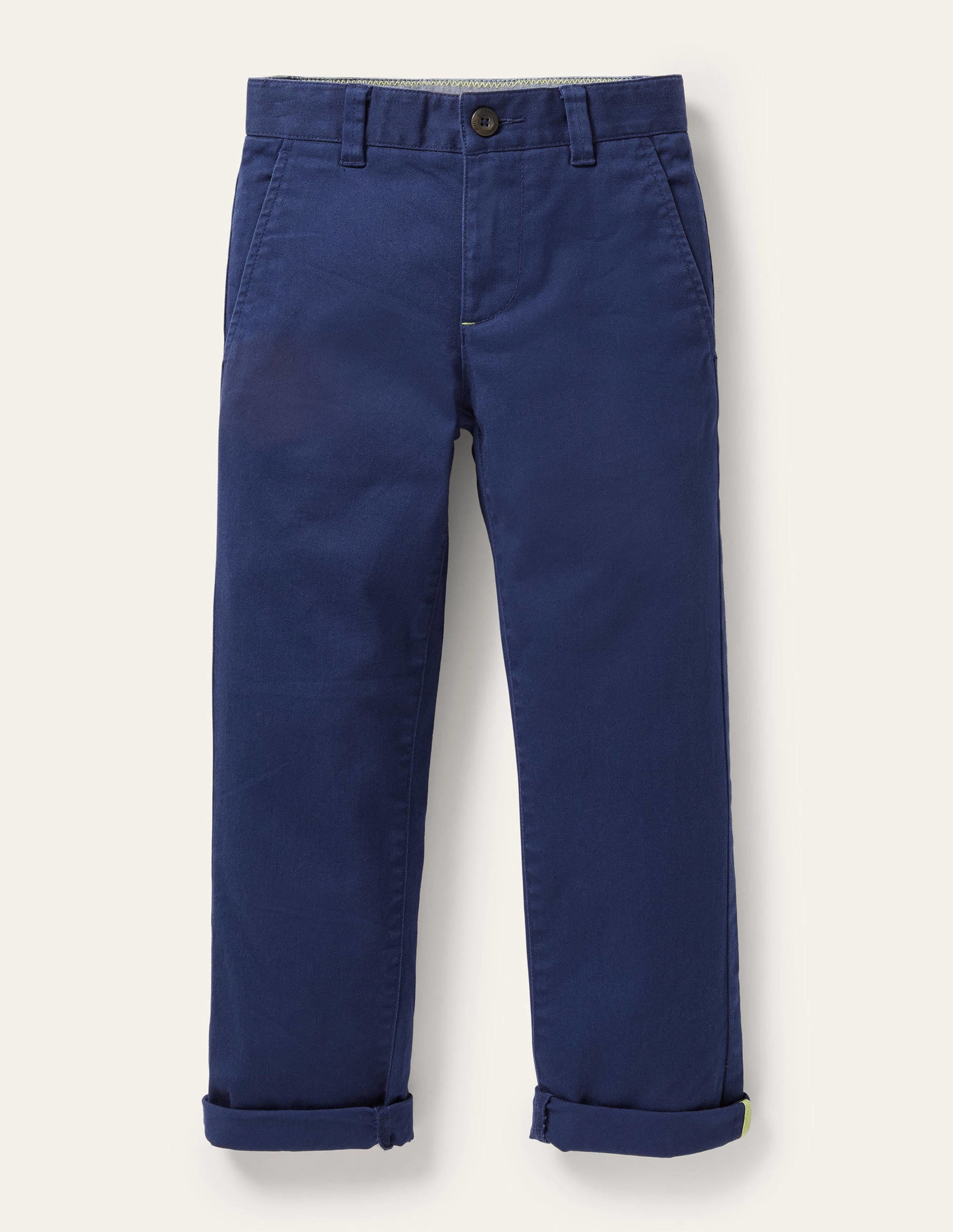 Chino Stretch Trousers-College Navy - Image 1