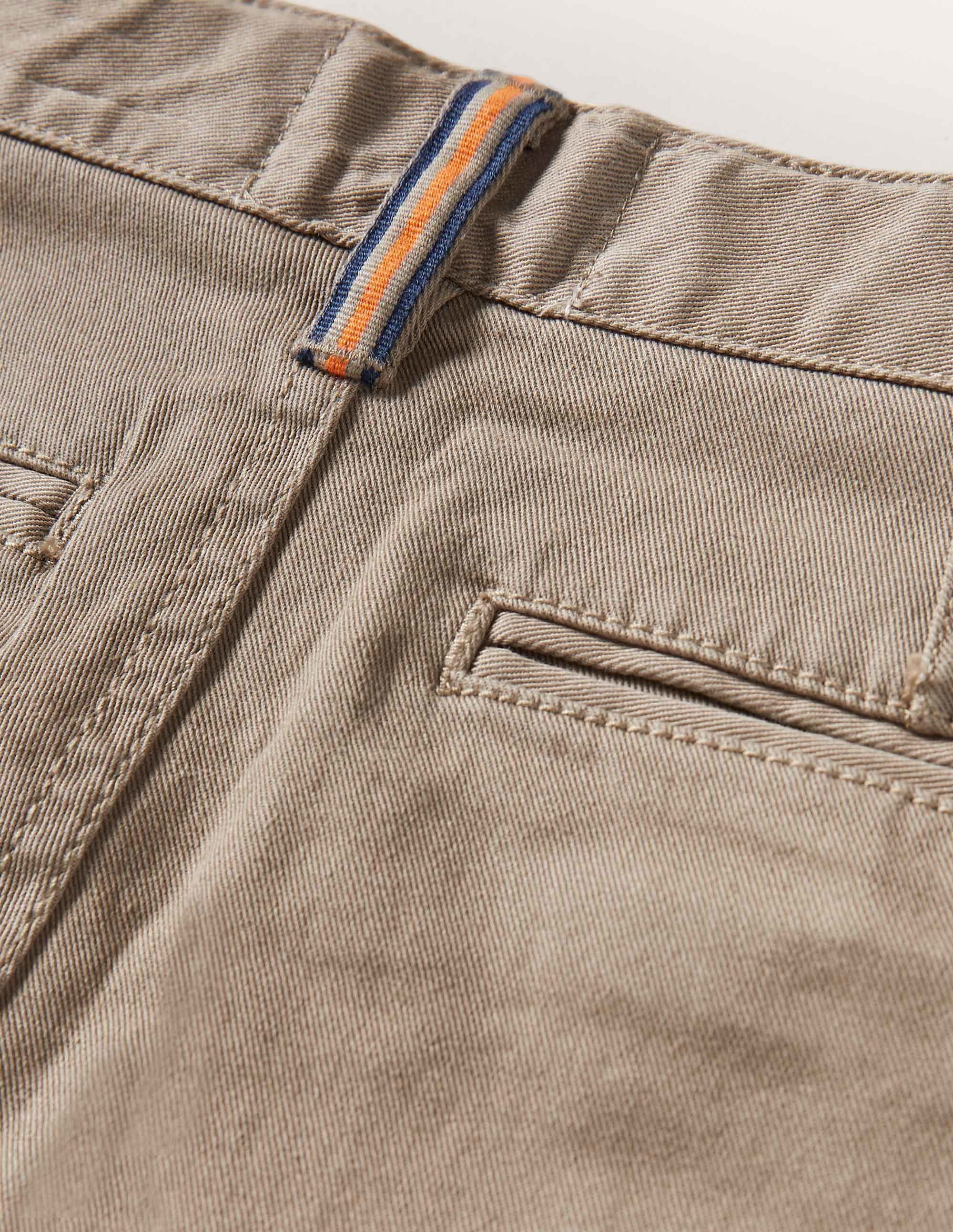 Chino Stretch Trousers-Nutty Brown - Image 3