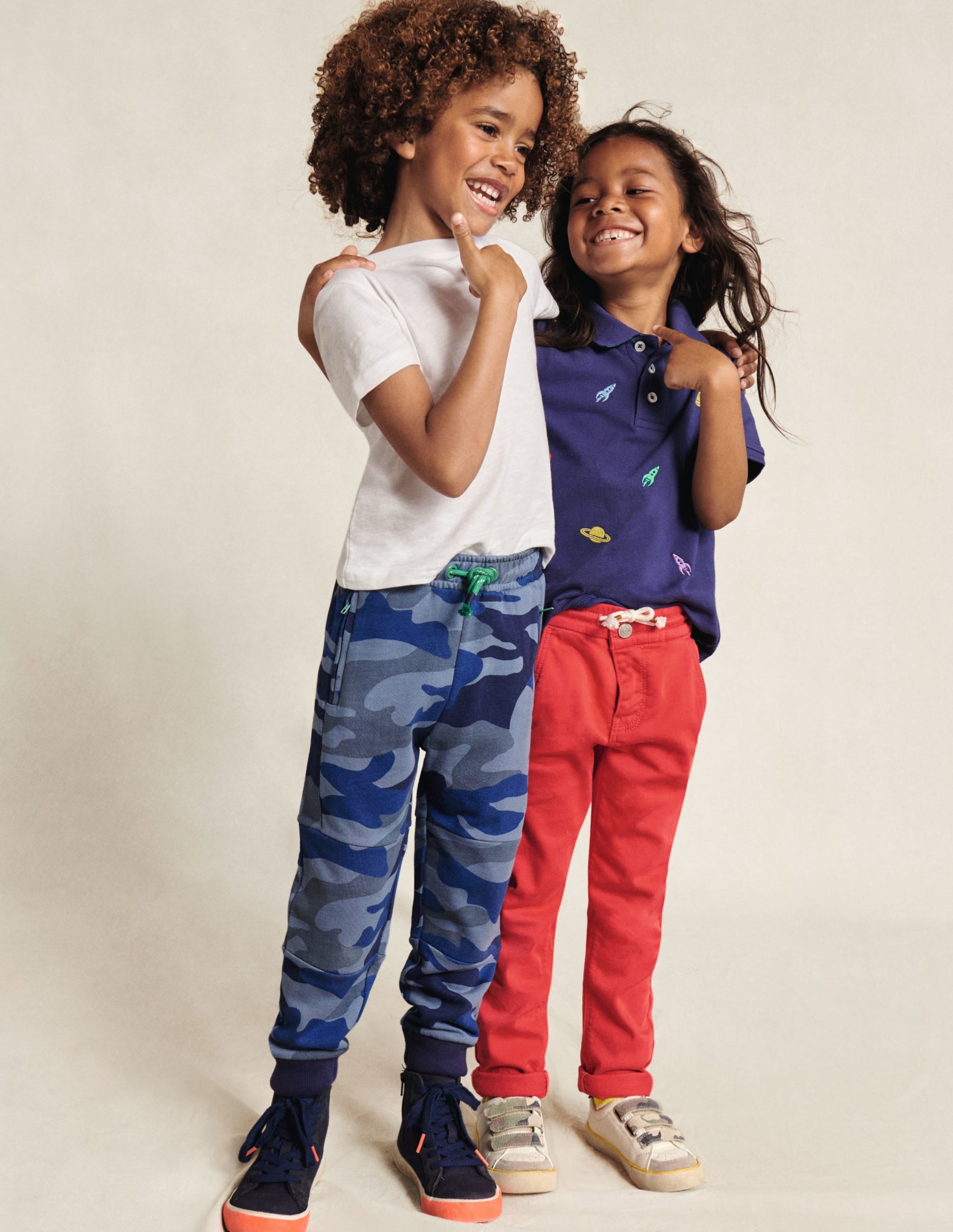 Warrior Knee Sweatpants-Blue Camo - Image 4