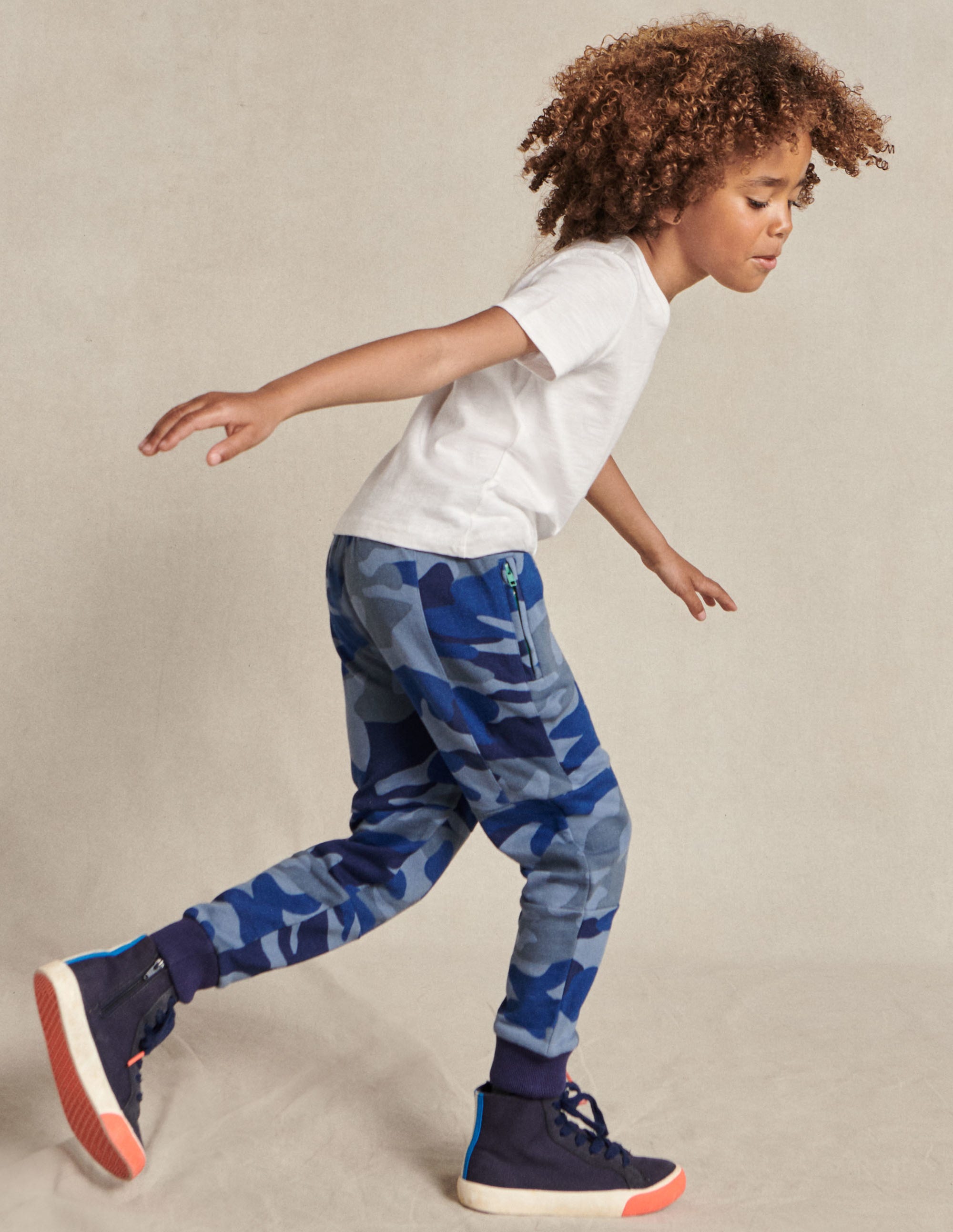 Warrior Knee Sweatpants-Blue Camo - Image 6