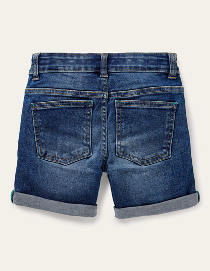 Adventure-flex Denim Shorts-Mid Vintage-5