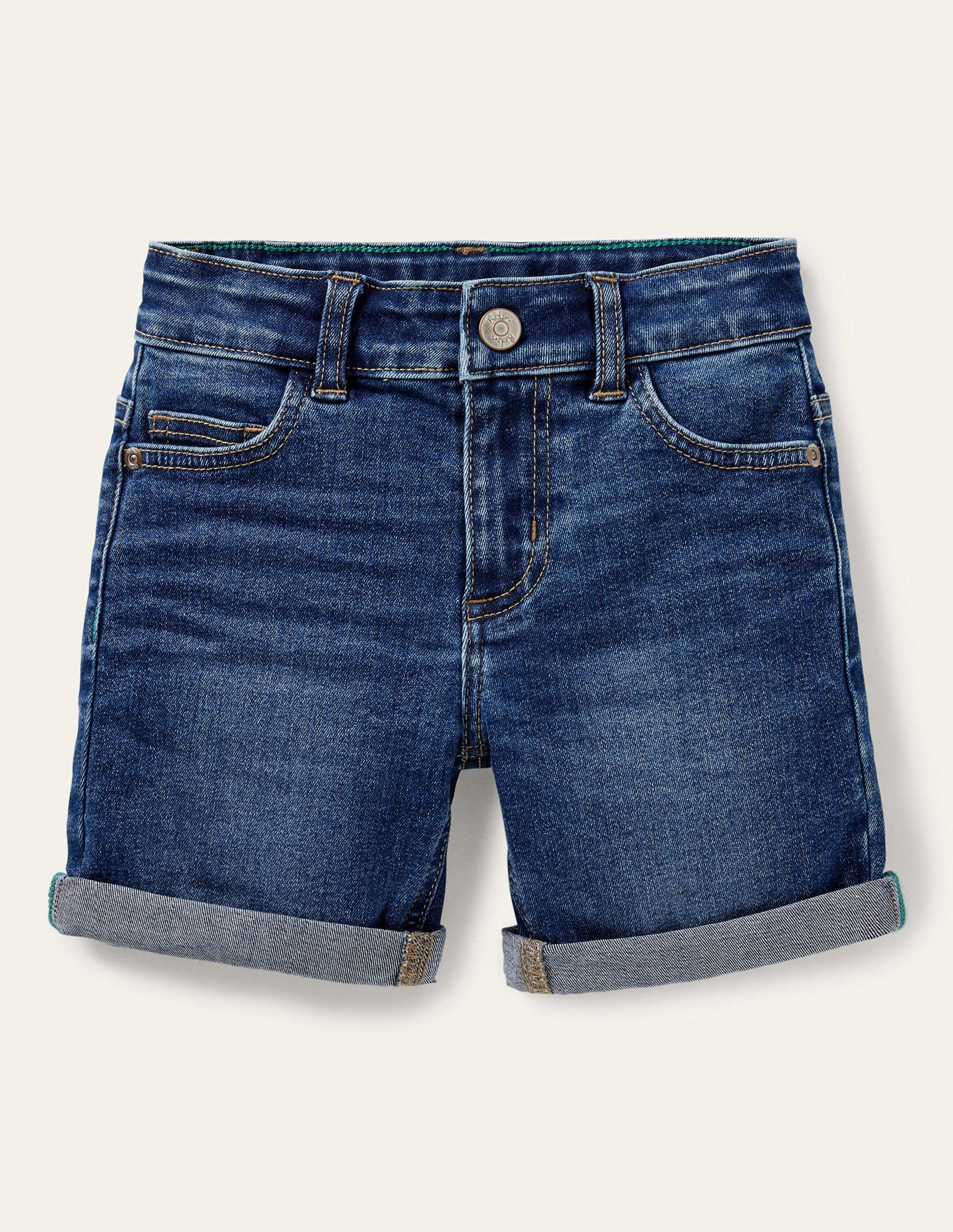 Adventure-flex Denim Shorts-Mid Vintage-4