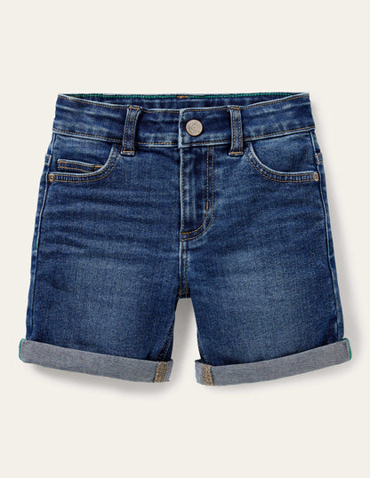 Adventure-flex Denim Shorts-Mid Vintage-4