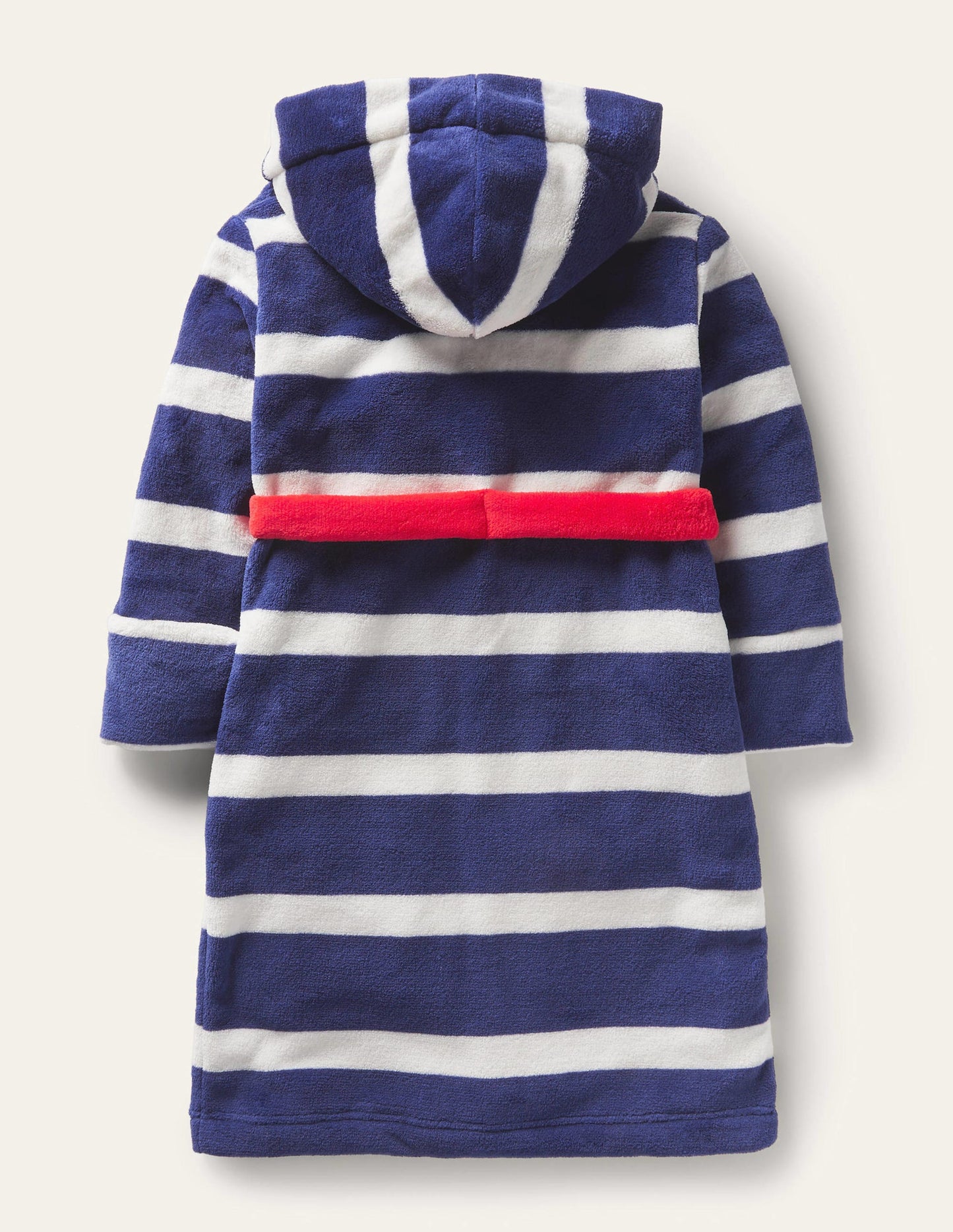 Cosy Dressing Gown-Starboard Blue/Ivory