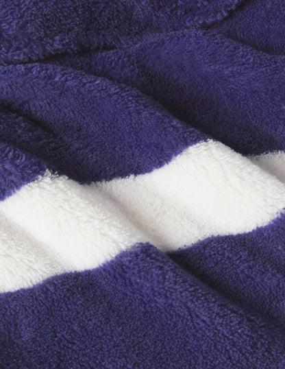 Cosy Dressing Gown-Starboard Blue/Ivory-3