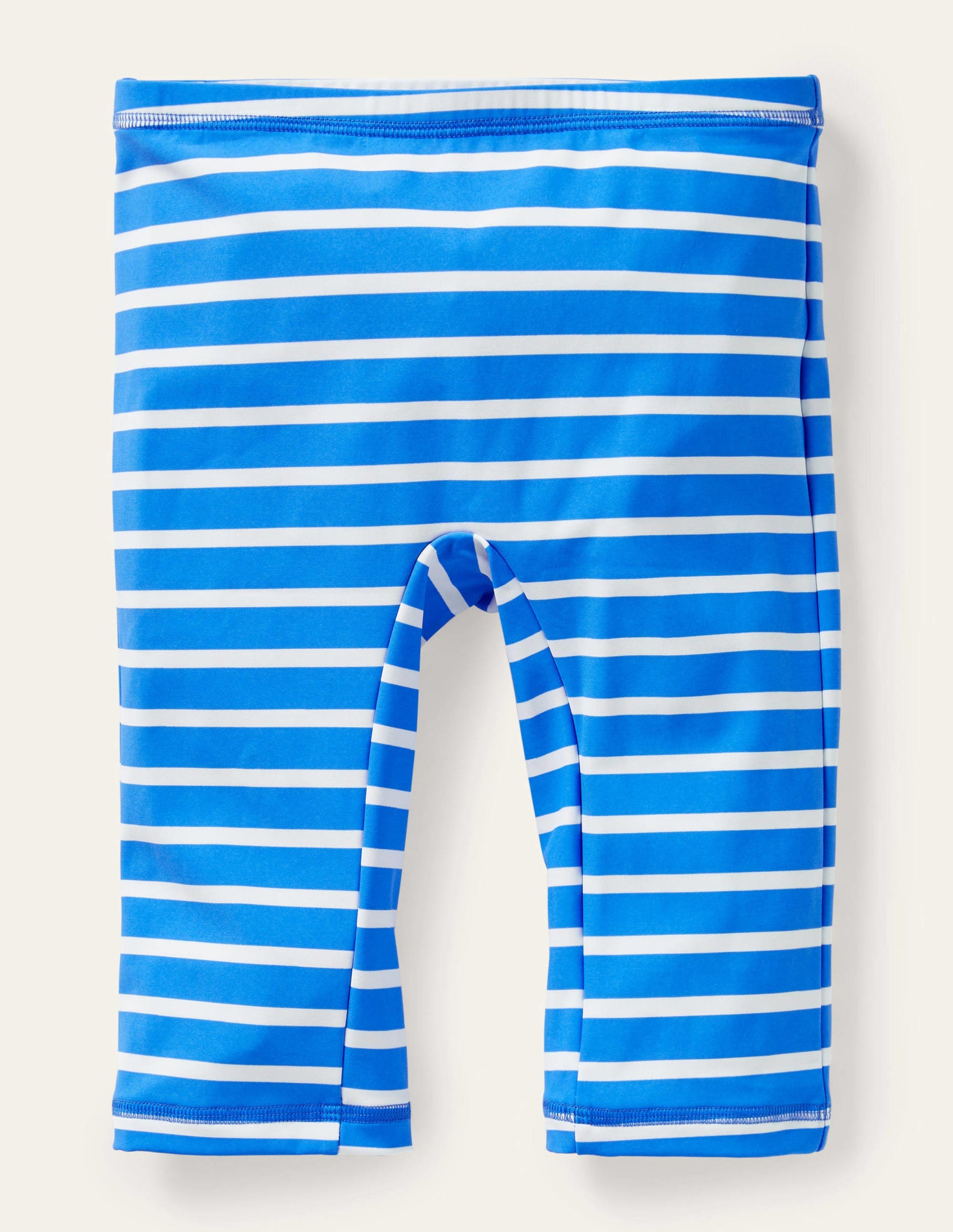 Sun-Safe Swim Shorts-Pool Blue/White-1