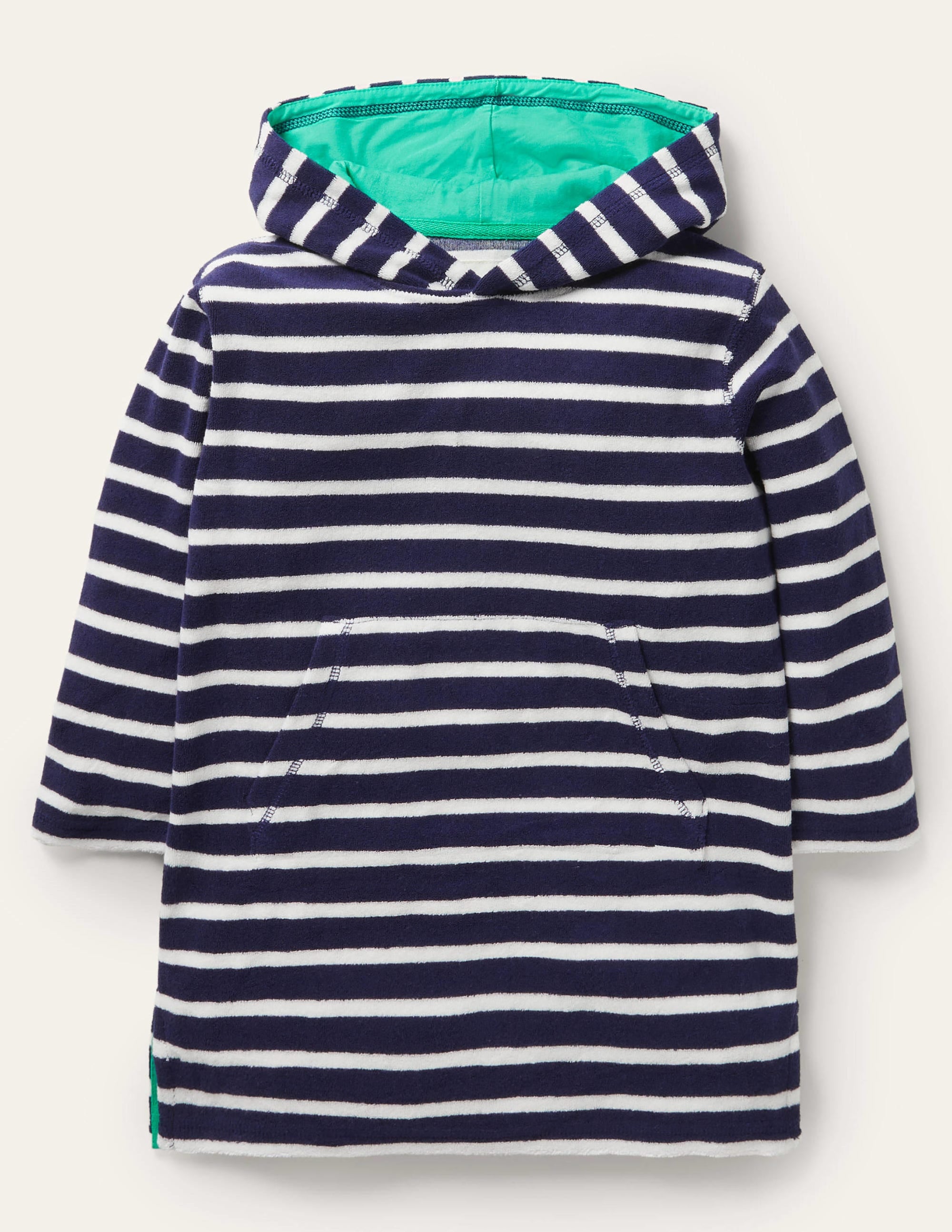 Towelling Throw-on-College Navy/White - Image 1