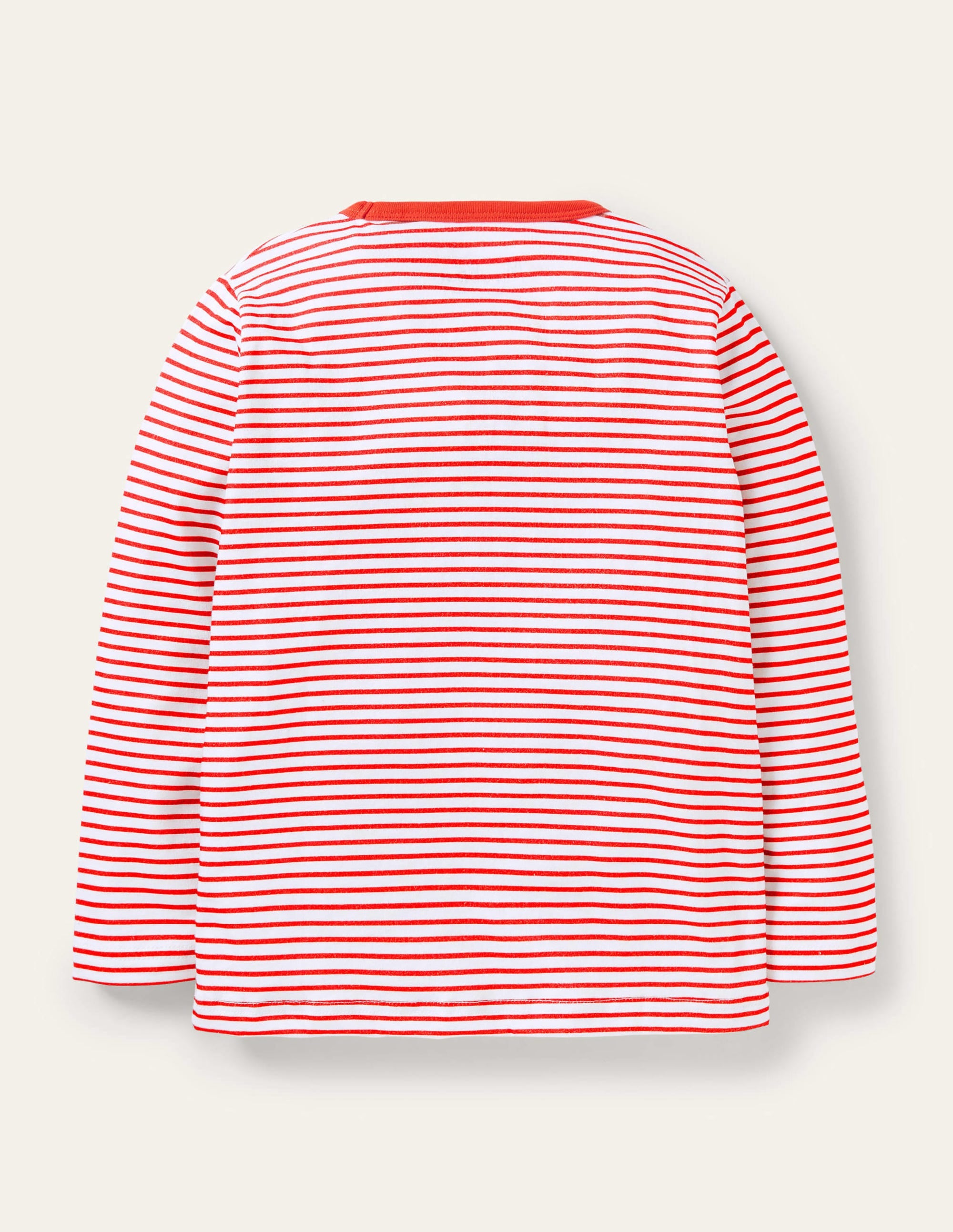 Lift-the-flap Vehicle T-shirt-Strawberry Red/Ivory Camper - Image 2