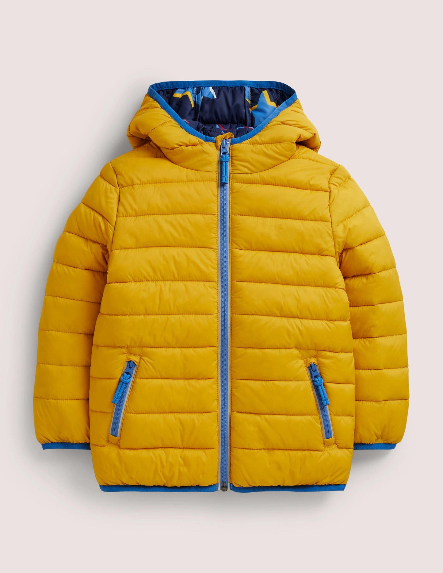 Cosy Pack-away Padded Jacket-Honeycomb Yellow