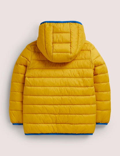 Cosy Pack-away Padded Jacket-Honeycomb Yellow-2