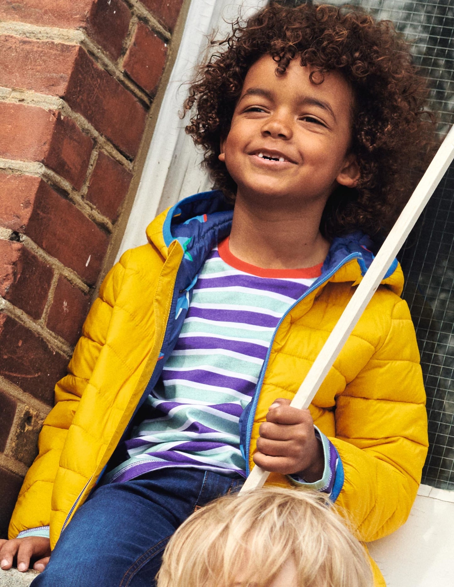 Cosy Pack-away Padded Jacket-Honeycomb Yellow