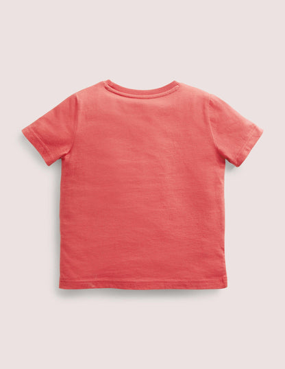 Birthday Appliqué T-shirt-Fire Red Dogs Three-2