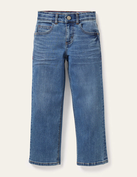 Adventure-flex Straight Jeans-Mid Vintage