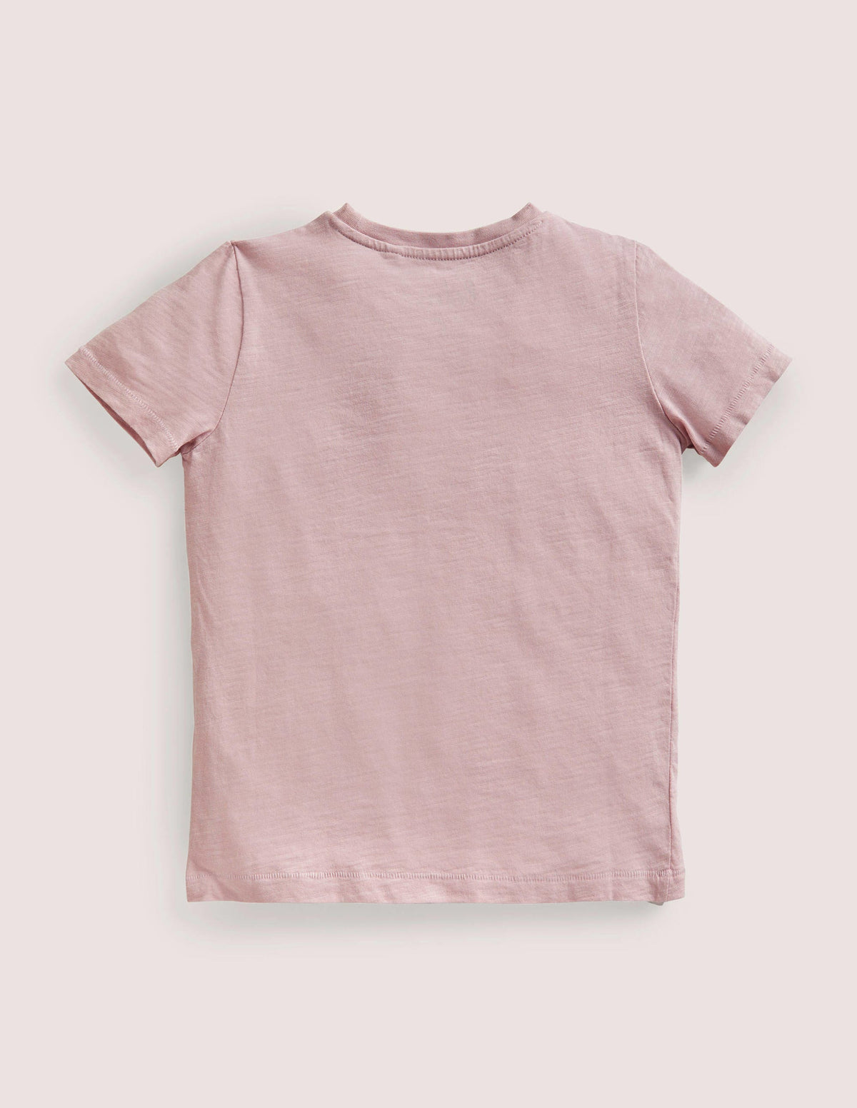Striped Washed Slub T-shirt-French Pink-2