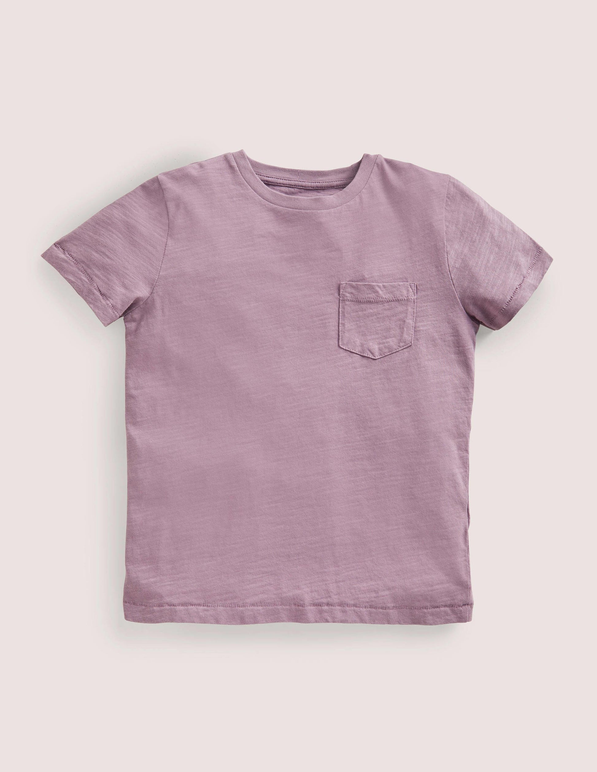 Striped Washed Slub T-shirt-Soft Heather Purple-1