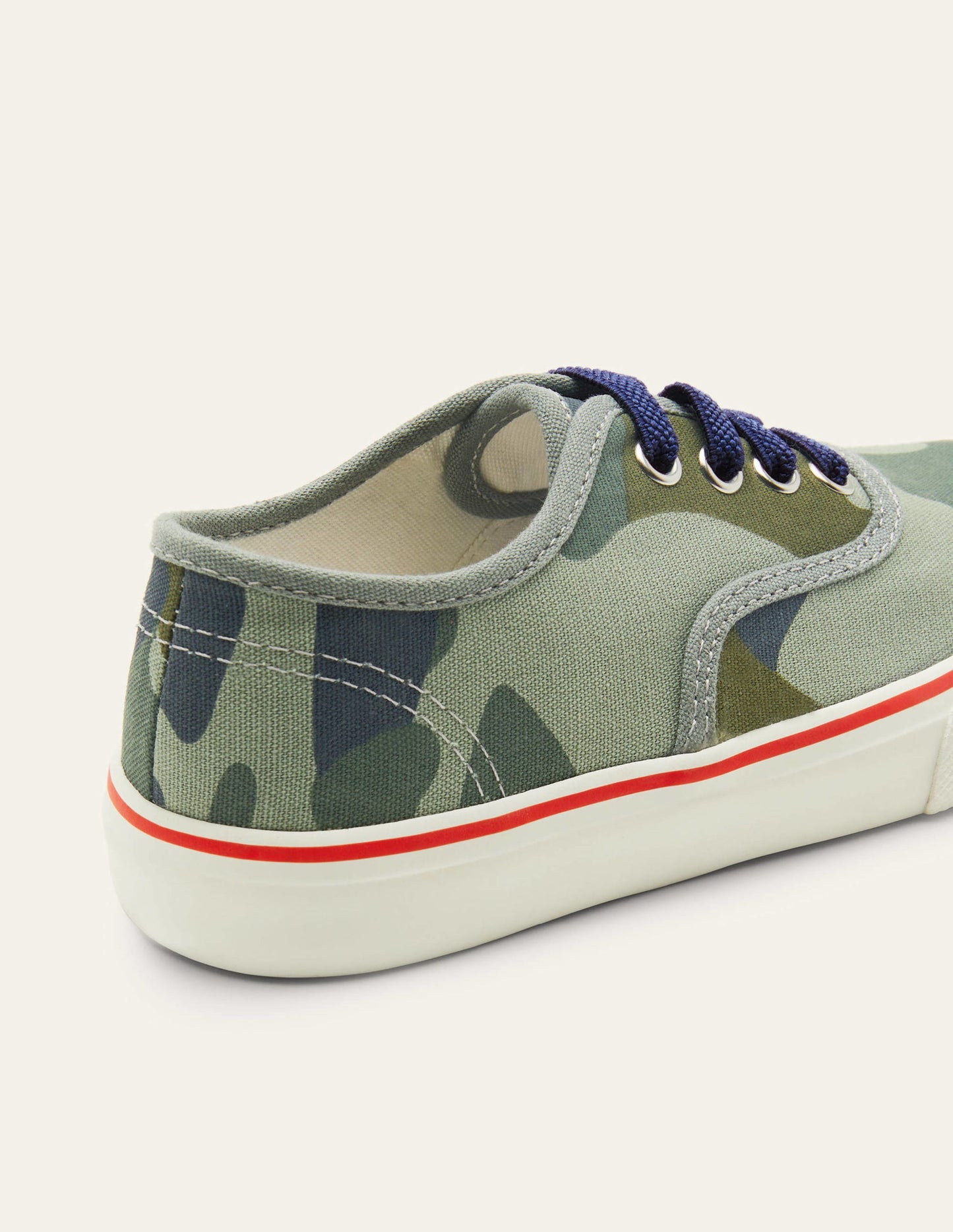 Canvas Low Tops-Green Camo