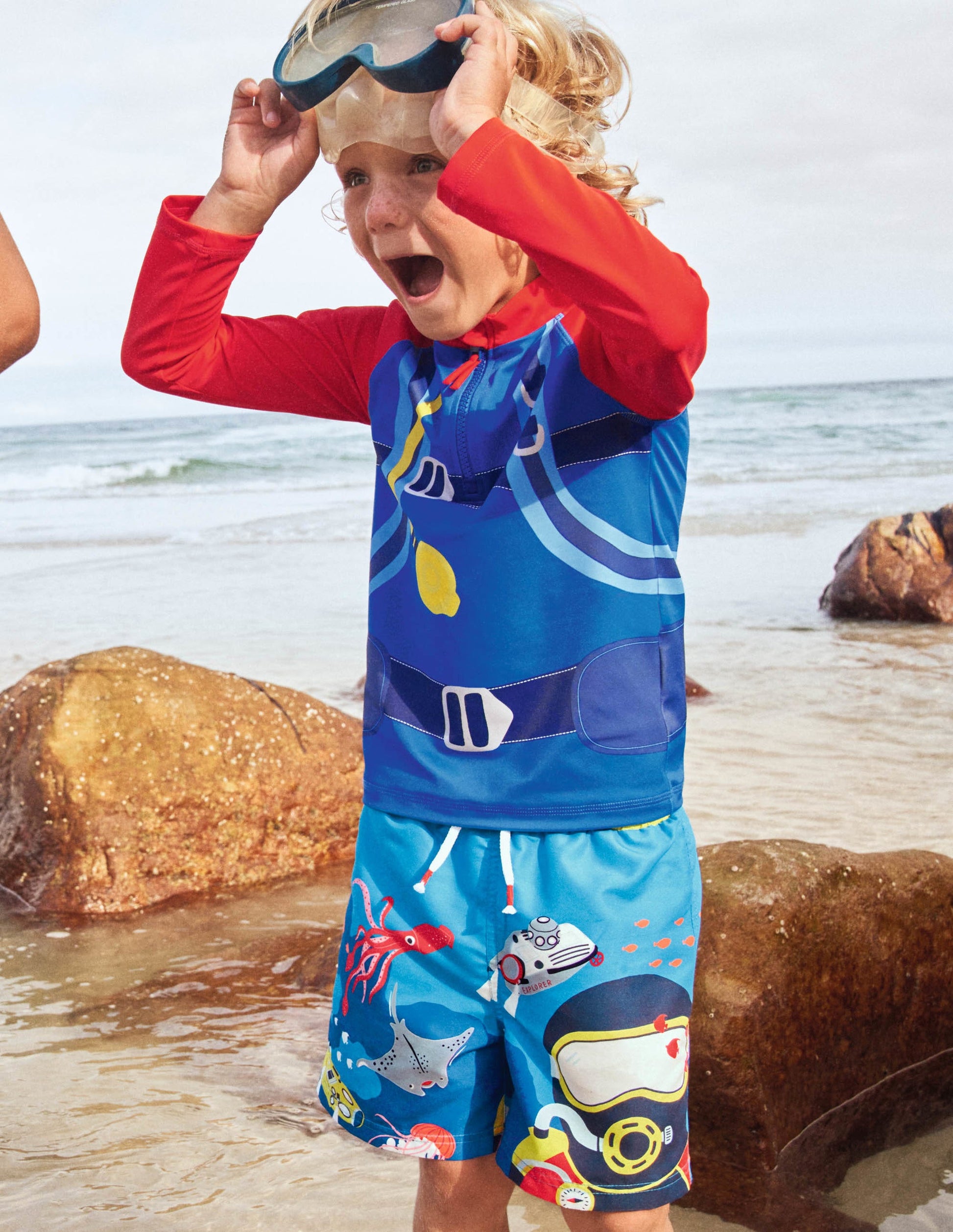 Swim Shorts-Moroccan Blue, Deep Sea Diver-4