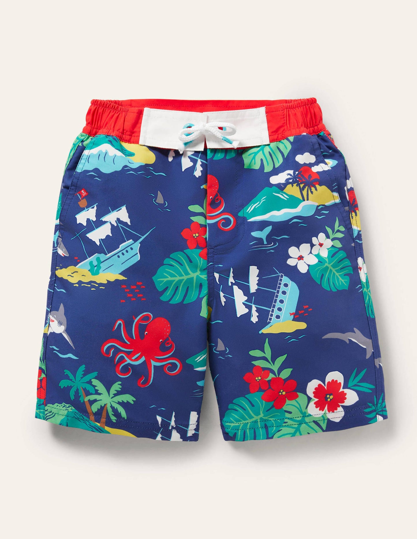 Board Shorts-Starboard Swim Surf Floral