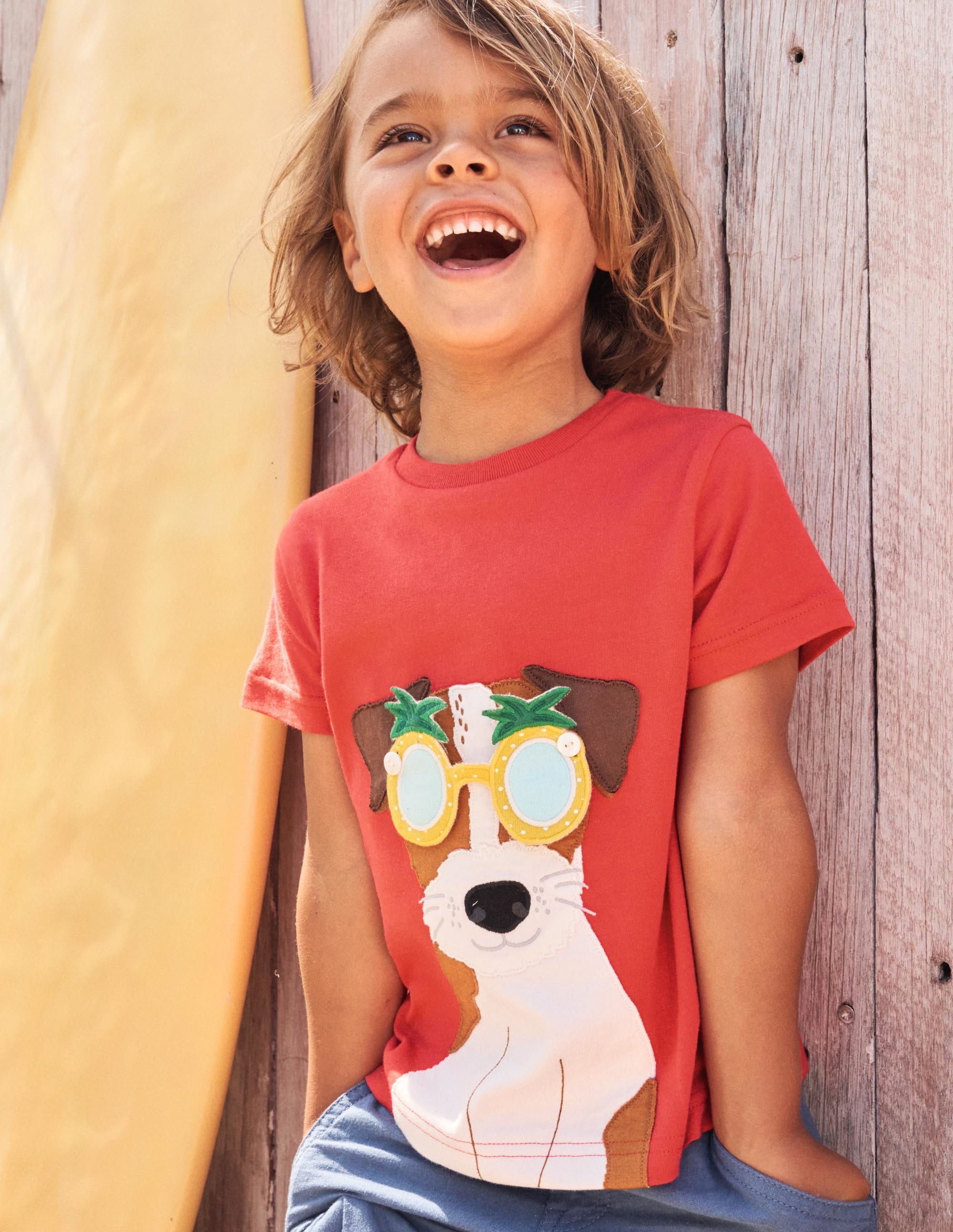 Stick-On Appliqué T-shirt-Strawberry Tart Red Sprout - Image 6