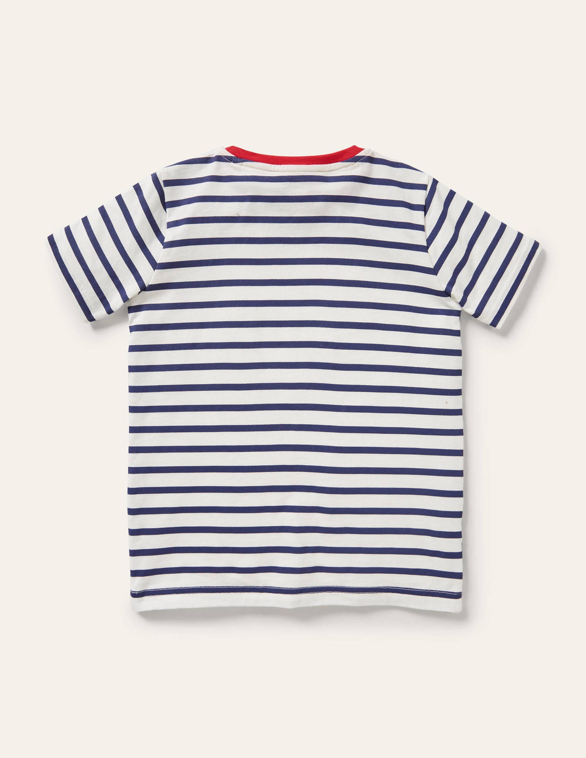 Dress Up T-shirt-Ivory/Starboard Blue Pirate - Image 2