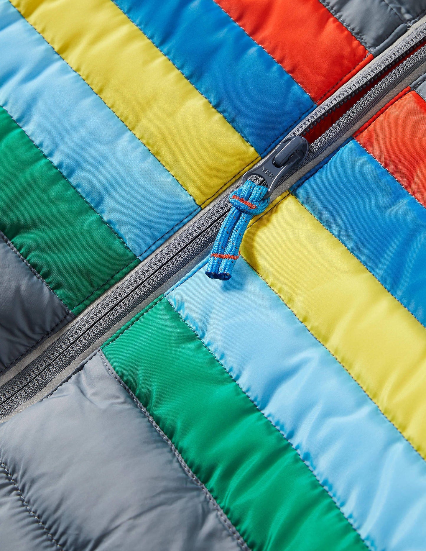 Cosy Pack-away Padded Jacket-Cobble Grey Rainbow
