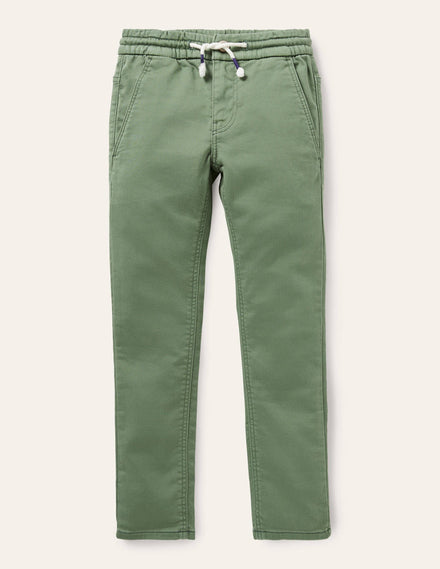 Jersey Skinny Jeans-Rosemary Green