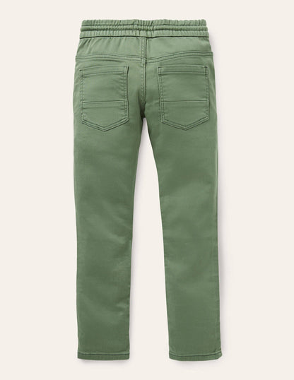 Jersey Skinny Jeans-Rosemary Green