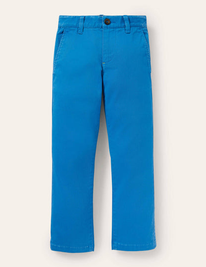 Chino Stretch Trousers-Bright Marina Blue-1