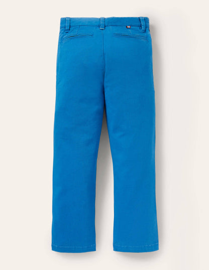 Chino Stretch Trousers-Bright Marina Blue-2