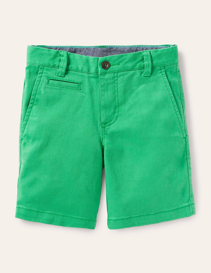 Chino Shorts-Aloe Green