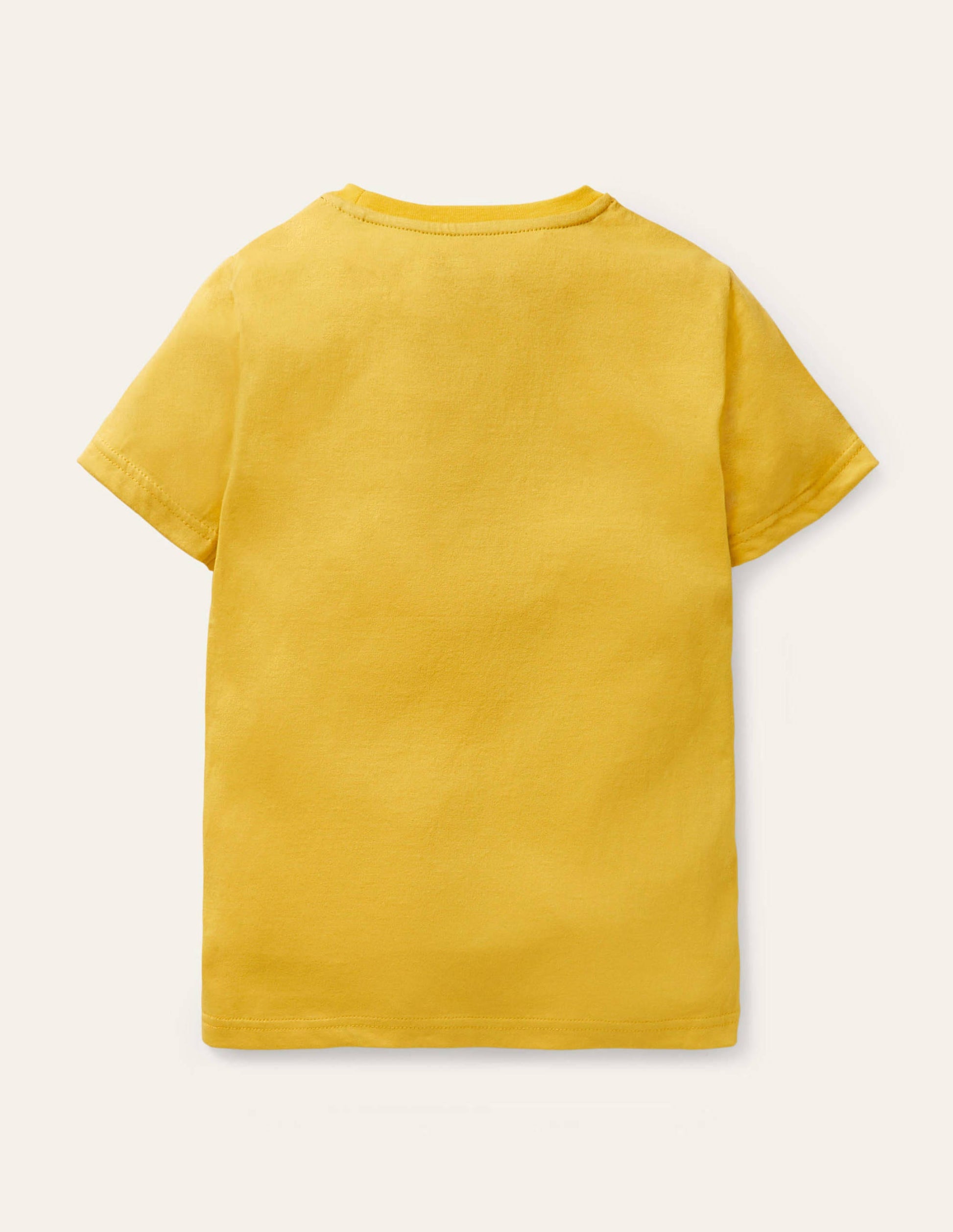 Slub Washed T-shirt-Sweetcorn Yellow-2
