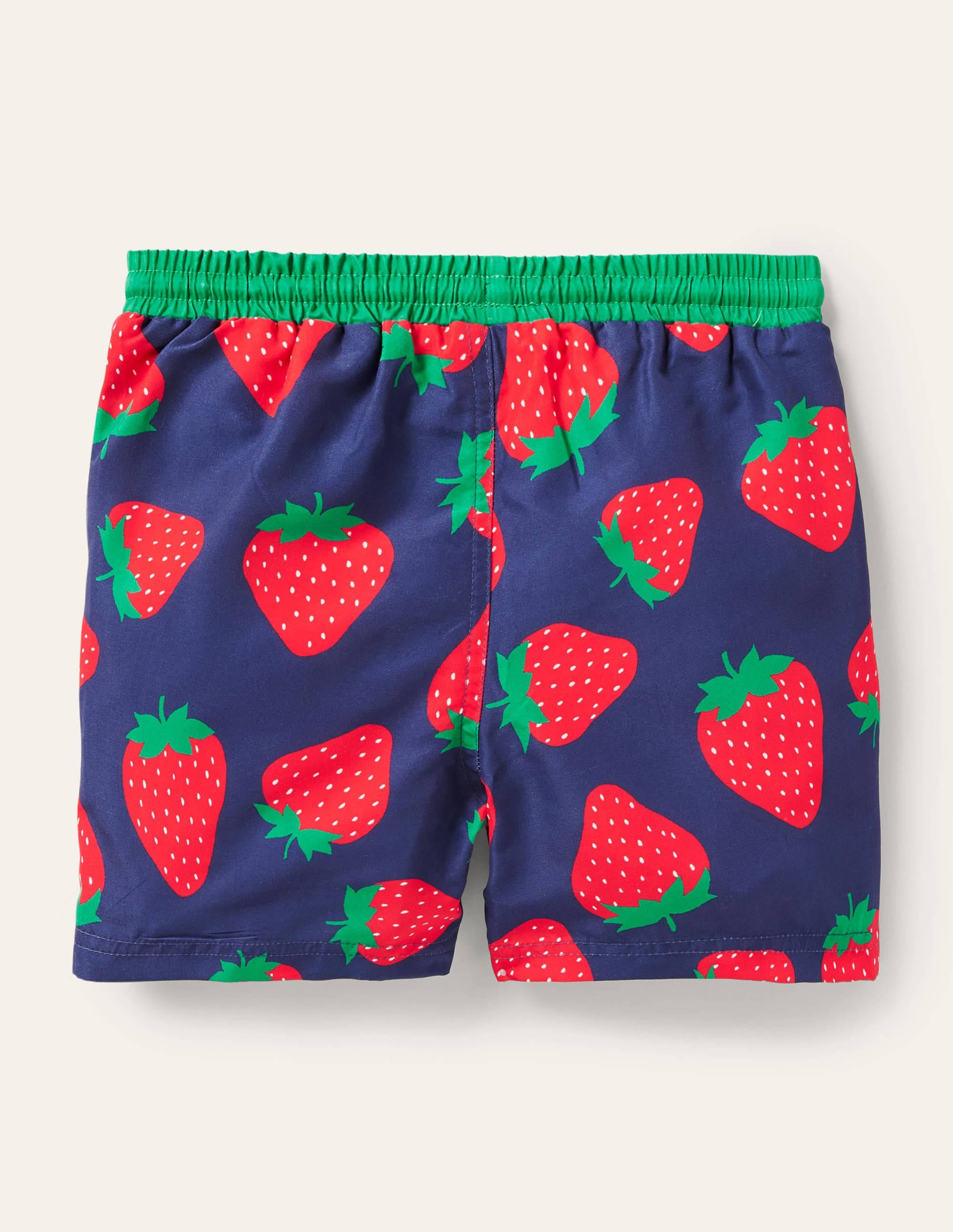 Swim Shorts-College Navy Strawberry - Image 2