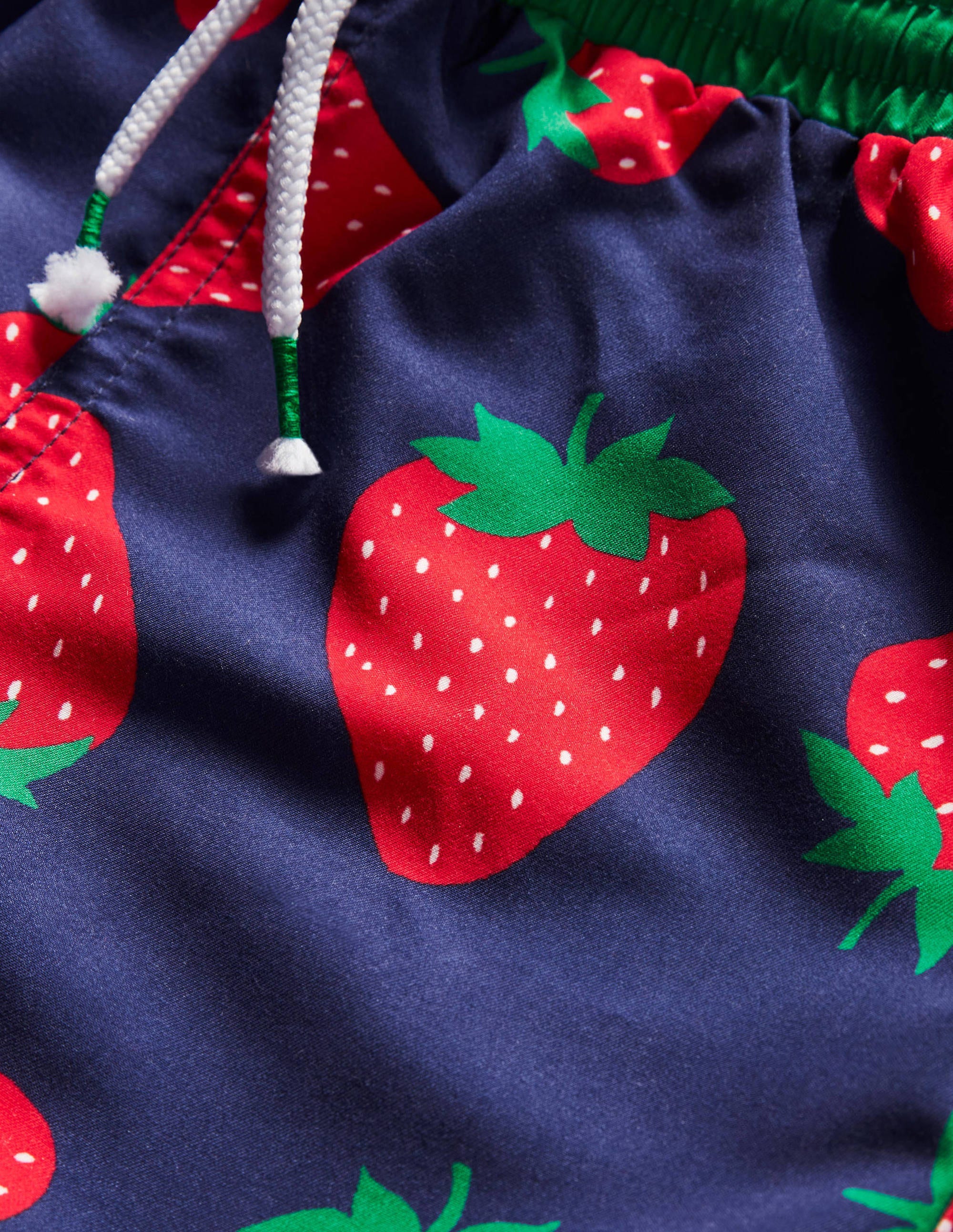 Swim Shorts-College Navy Strawberry - Image 3