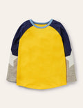 Raglan T-Shirt-Daffodil Yellow