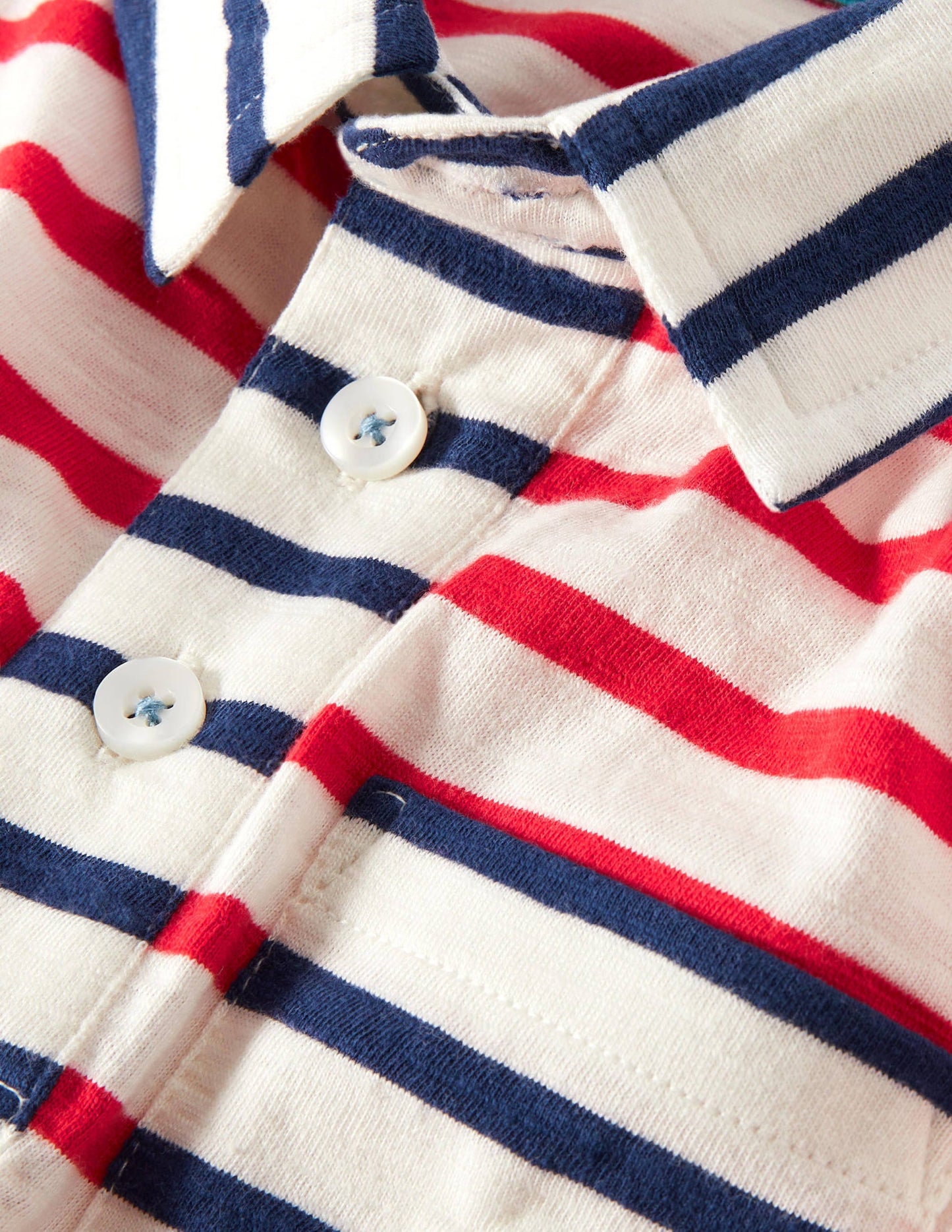 Supersoft Jersey Polo-Starboard Blue/Strawberry Red