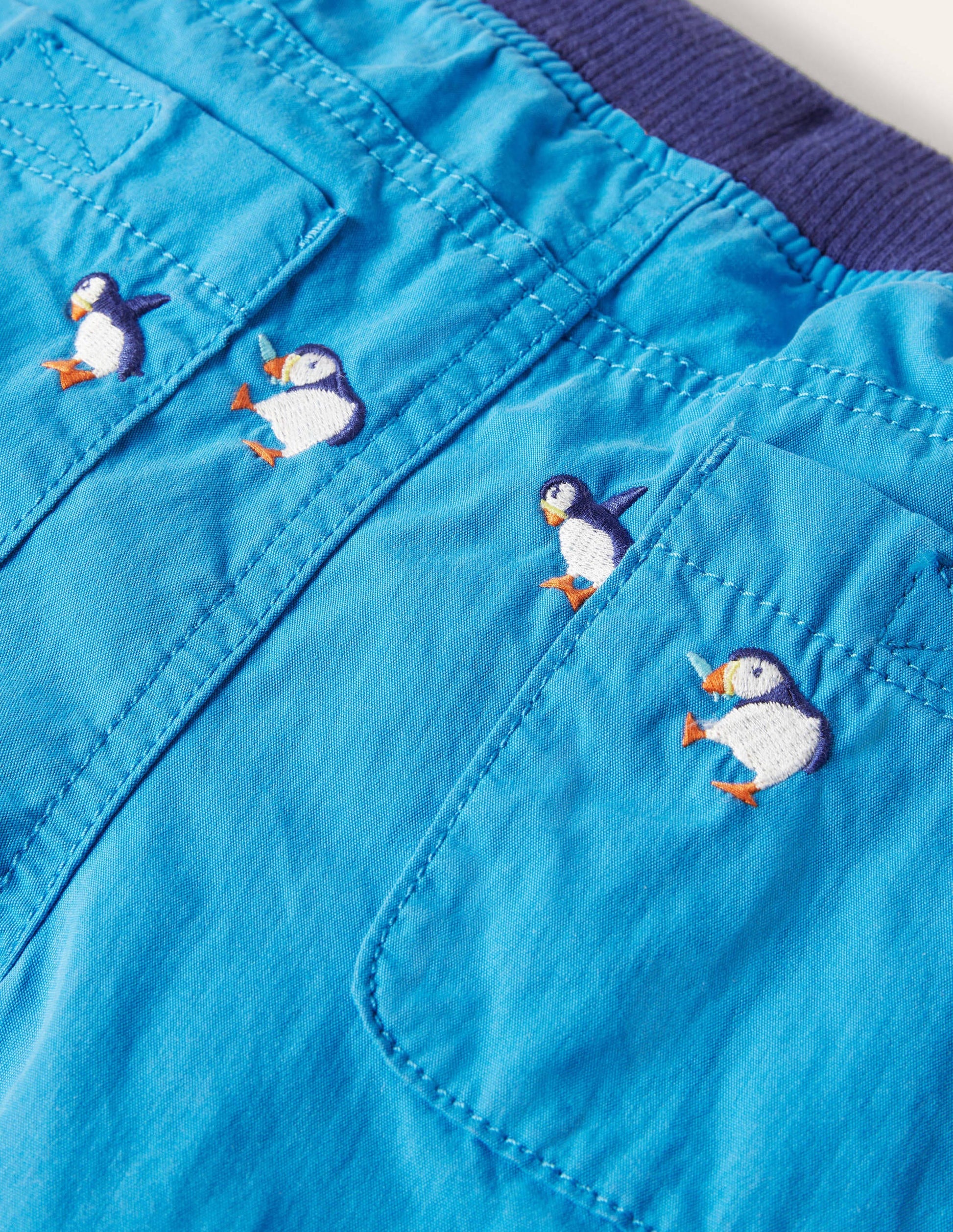 Adventure Shorts-Moroccan Blue Puffins-3