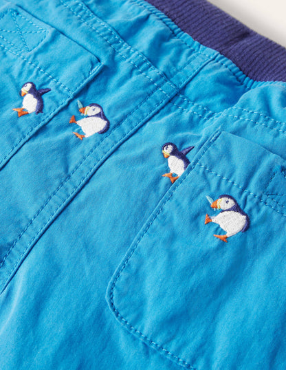 Adventure Shorts-Moroccan Blue Puffins-3