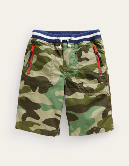 Adventure Shorts-Green Pepper-1