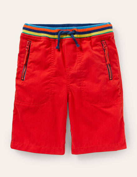 Adventure Shorts-Fire Red