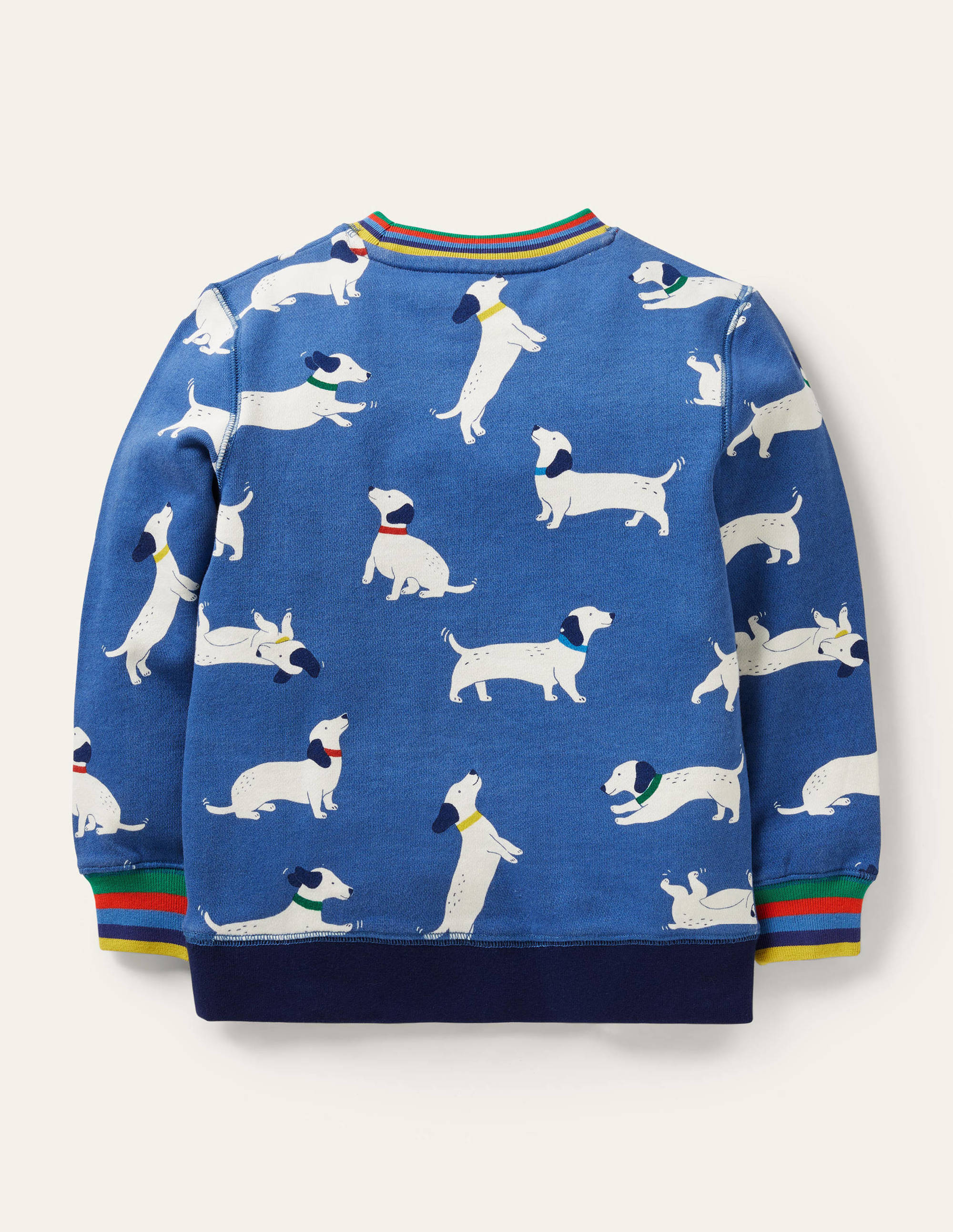 Printed Sweatshirt-Venice Blue Sausage Dogs - Image 2
