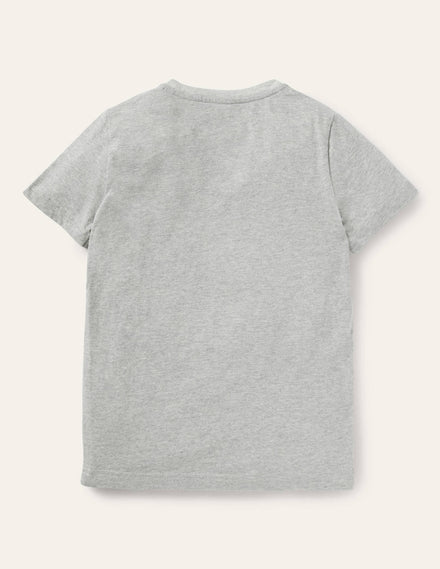 Animal Adventure T-shirt-Grey Marl Guinea Pigs