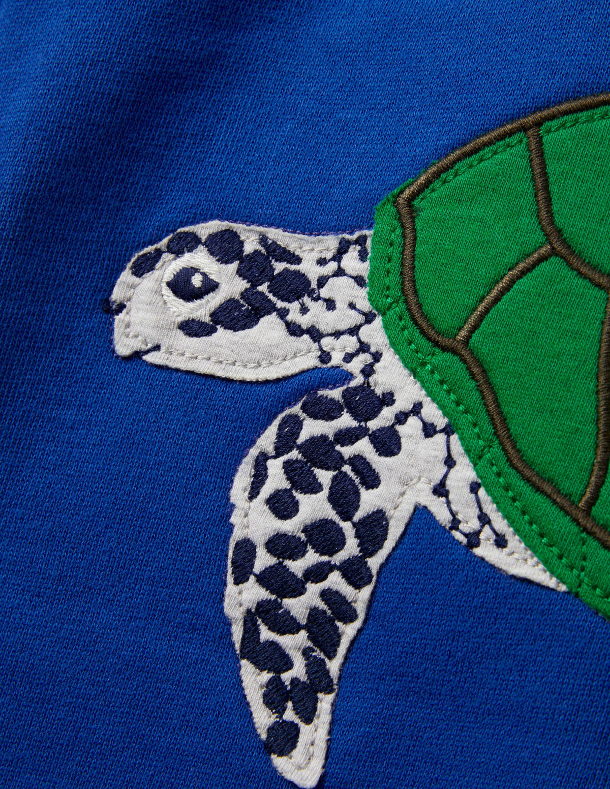 Turtle Appliqué Joggers-Brilliant Blue Turtles - Image 3